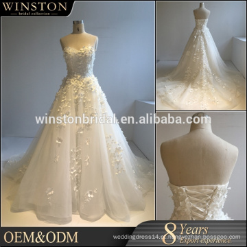 Melhores vendas de qualidade para o vestido de noiva feito sob encomenda da China